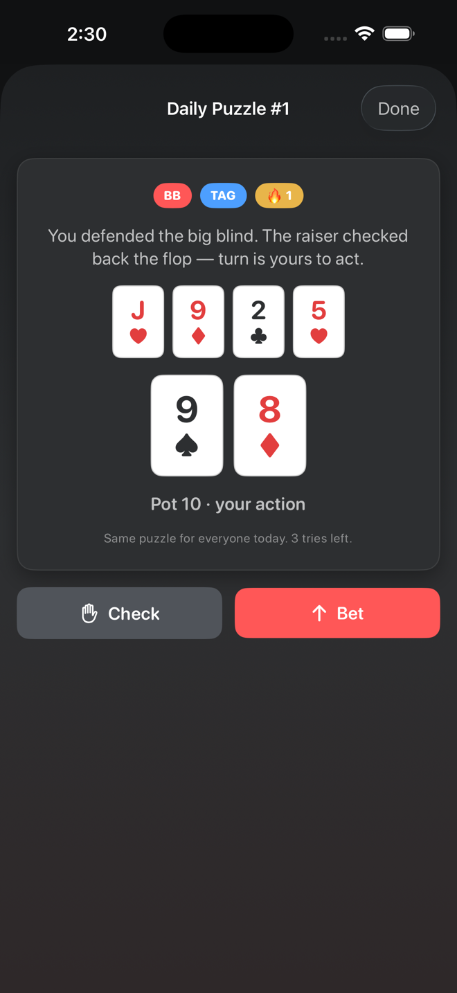 Daily puzzle